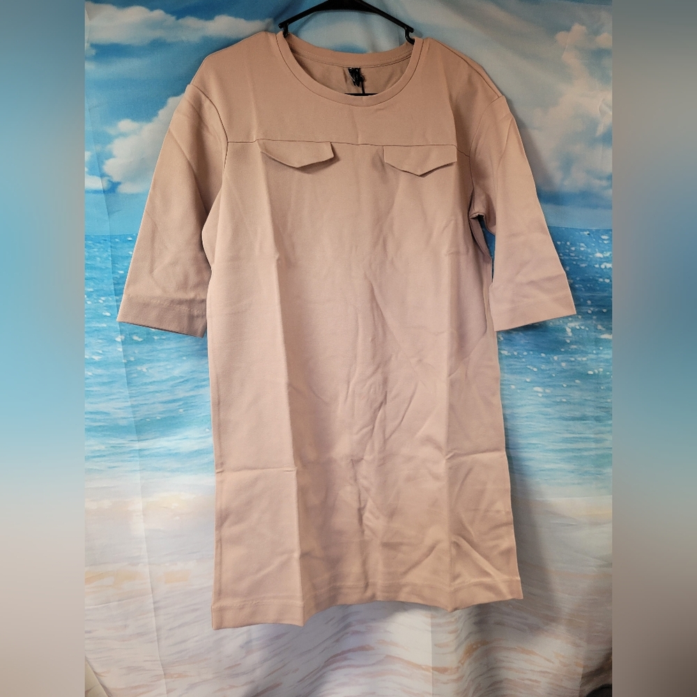 ST STUDIO NWT Supertrash A Line Mini Dress‎ Color Liver (Dusty Pink) Size Medium